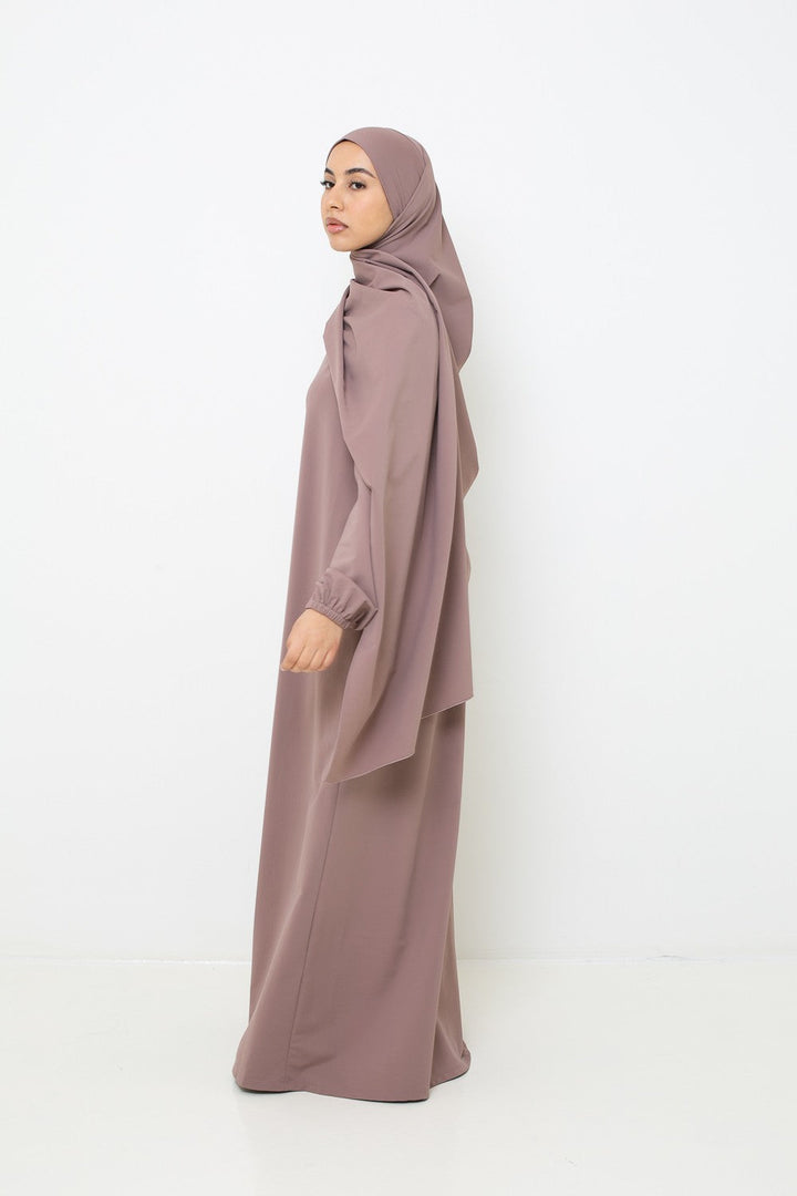 Burkini Robe Taupe Rosé