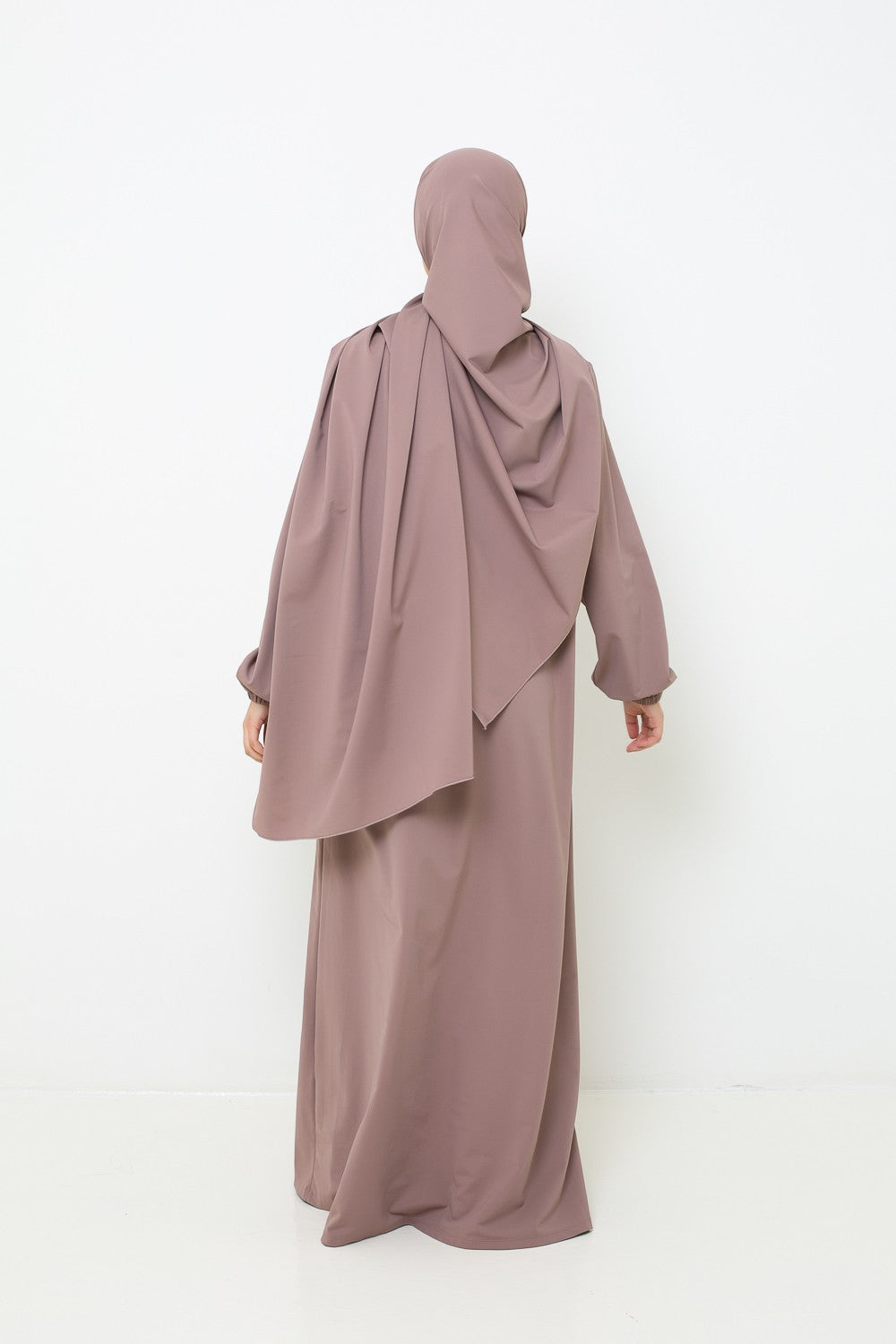 Burkini Robe Taupe Rosé