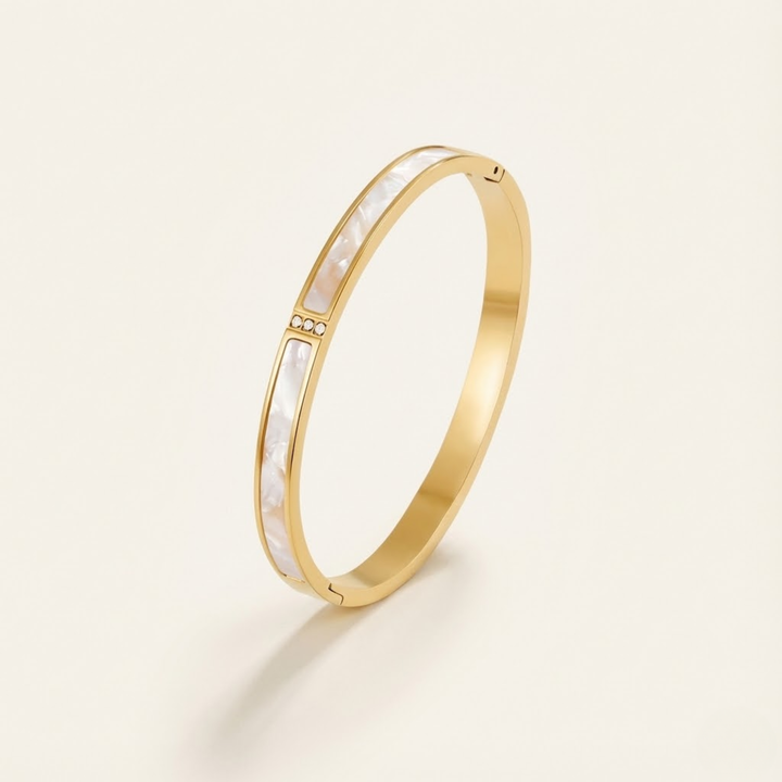 Bracelet en or blanc Sahara
